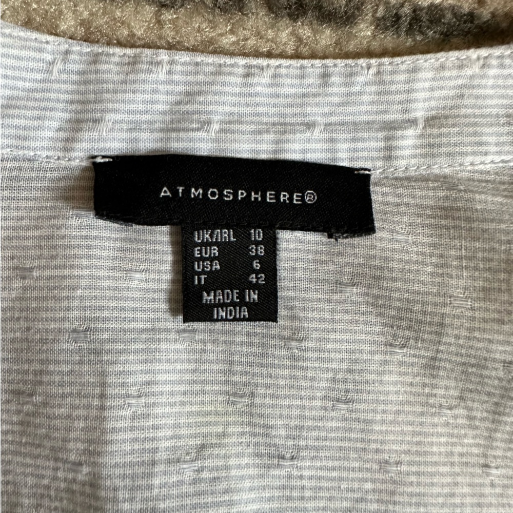 Primark Atmosphere Ruffle Button Down Shirt - Picture 5 of 5